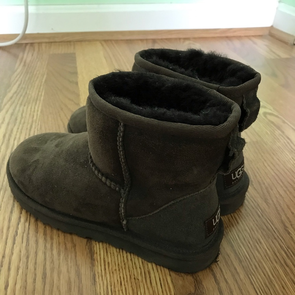 NWOT Chocolate UGG Mini-Boot